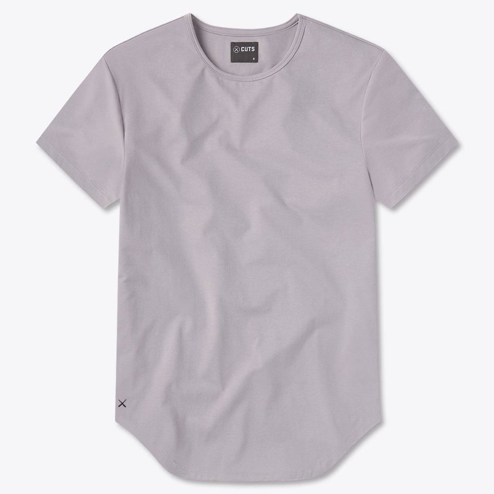 Cuts Clothing Gray Short Sleeve Tee